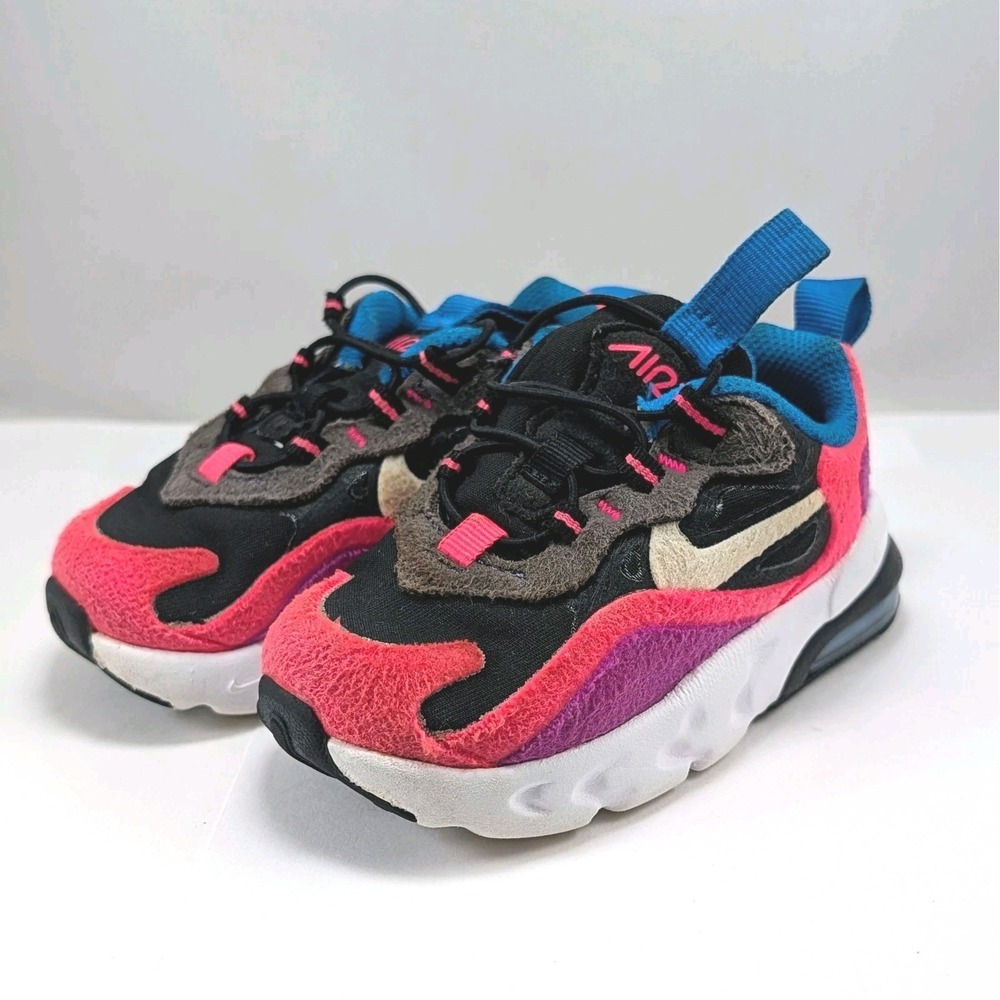 Nike Air Max 270‎ React PS Hyper Pink Sneaker 5C Toddler CD2655-001 2019 Shoes